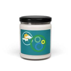 Calming Soy Candle with 4 Ascendant Sphere Symbol